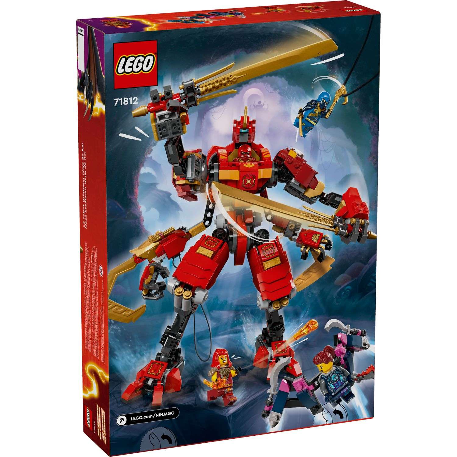 Конструктор LEGO NINJAGO Мех альпинист-ниндзя Кая 623 дет. - фото 3