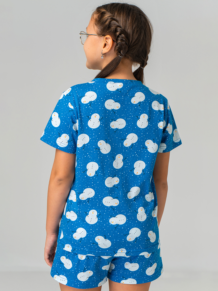 Пижама HappyFox HF2423SPснеговики.на.синем - фото 6