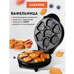 Вафельница DASWERK бутербродница электрическая для венских вафель