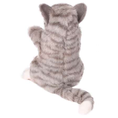 Реалистичная мягкая HANSA Кошка игрушка на руку 30 см
