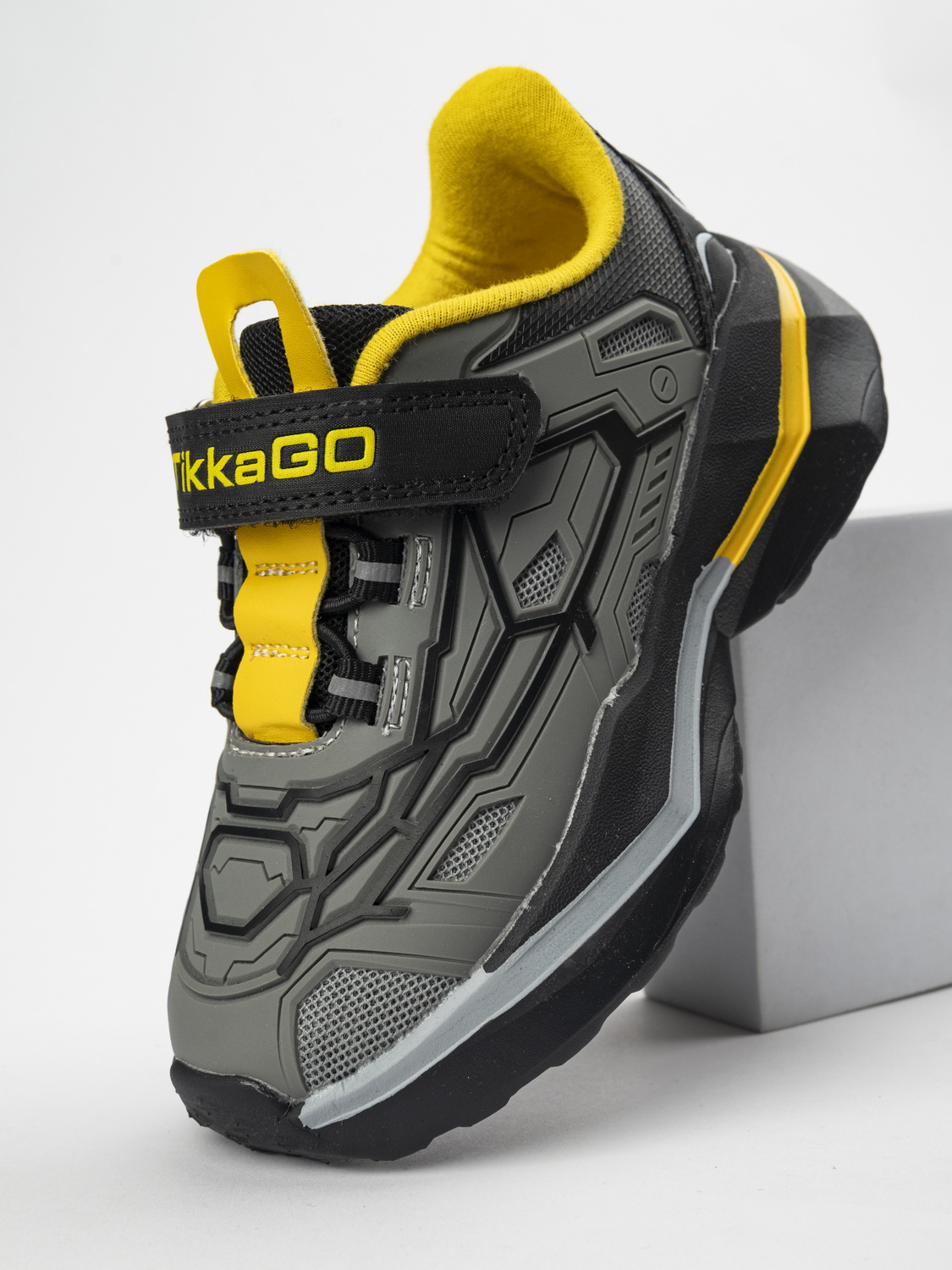 Кроссовки TikkaGo 2V25_772681_grey-yellow - фото 11