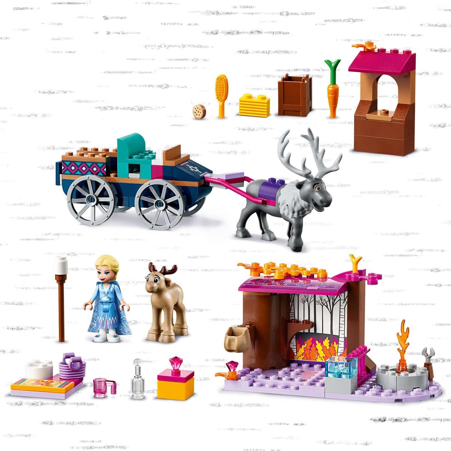 Конструктор LEGO Disney Princess Дорожные приключения Эльзы - фото 8