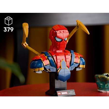 Конструктор LEGO Marvel Super Heroes Бюст Железного Человека-паука 379 дет.