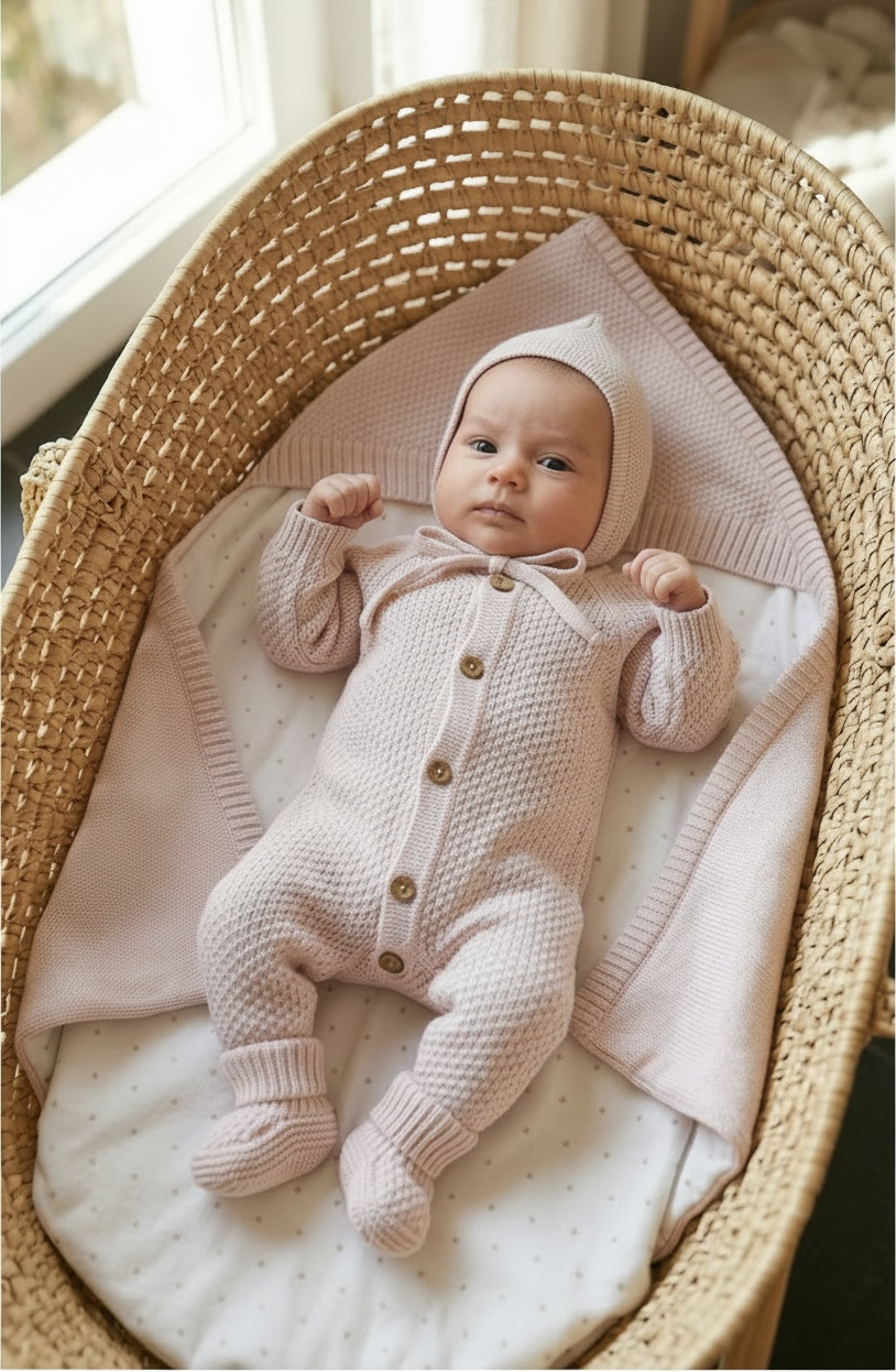 Комплект на выписку Bunnyphant 0369/светло-пудровый - фото 4