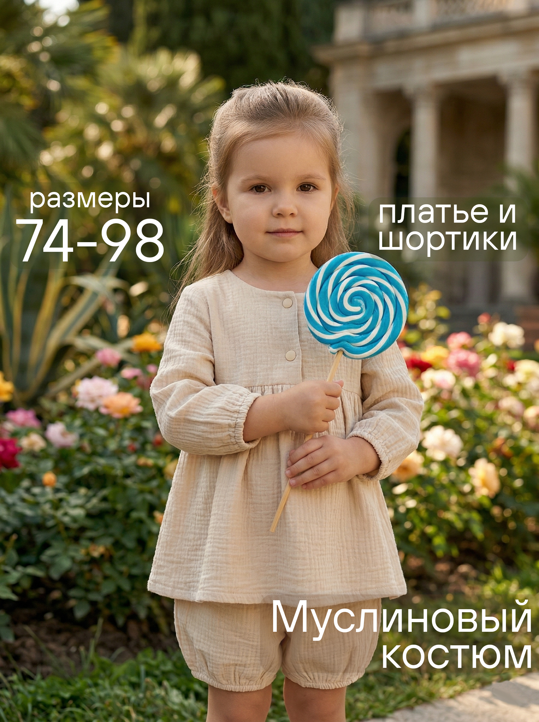 Платье и шортики СОННЫЙ ГНОМИК К4030/10 - фото 2