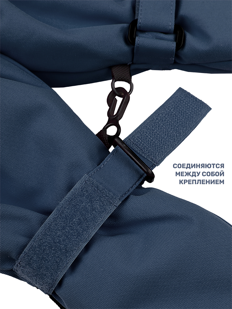 Варежки NIKASTYLE 14з17425 деним - фото 7