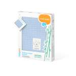 Плед Babyono бамбуковое голубое Арт.479/02 75х100см