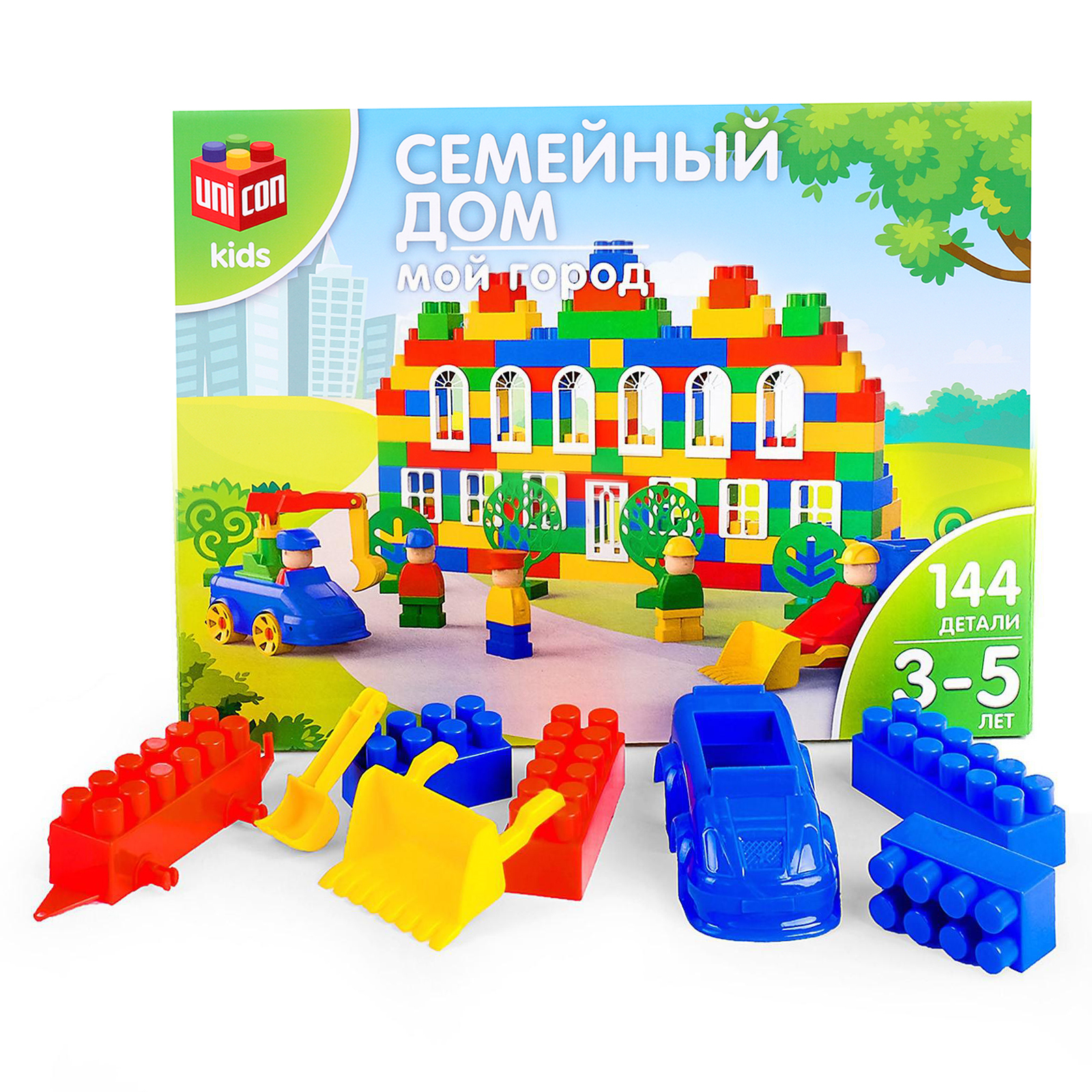 Конструктор Соломон Мой город Семейный дом сборная игровая модель - фото 2