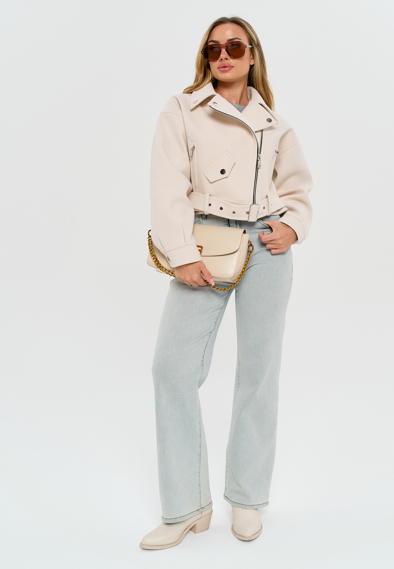 Косуха Stylish AMADEO AJ-8501-бежевый - фото 12