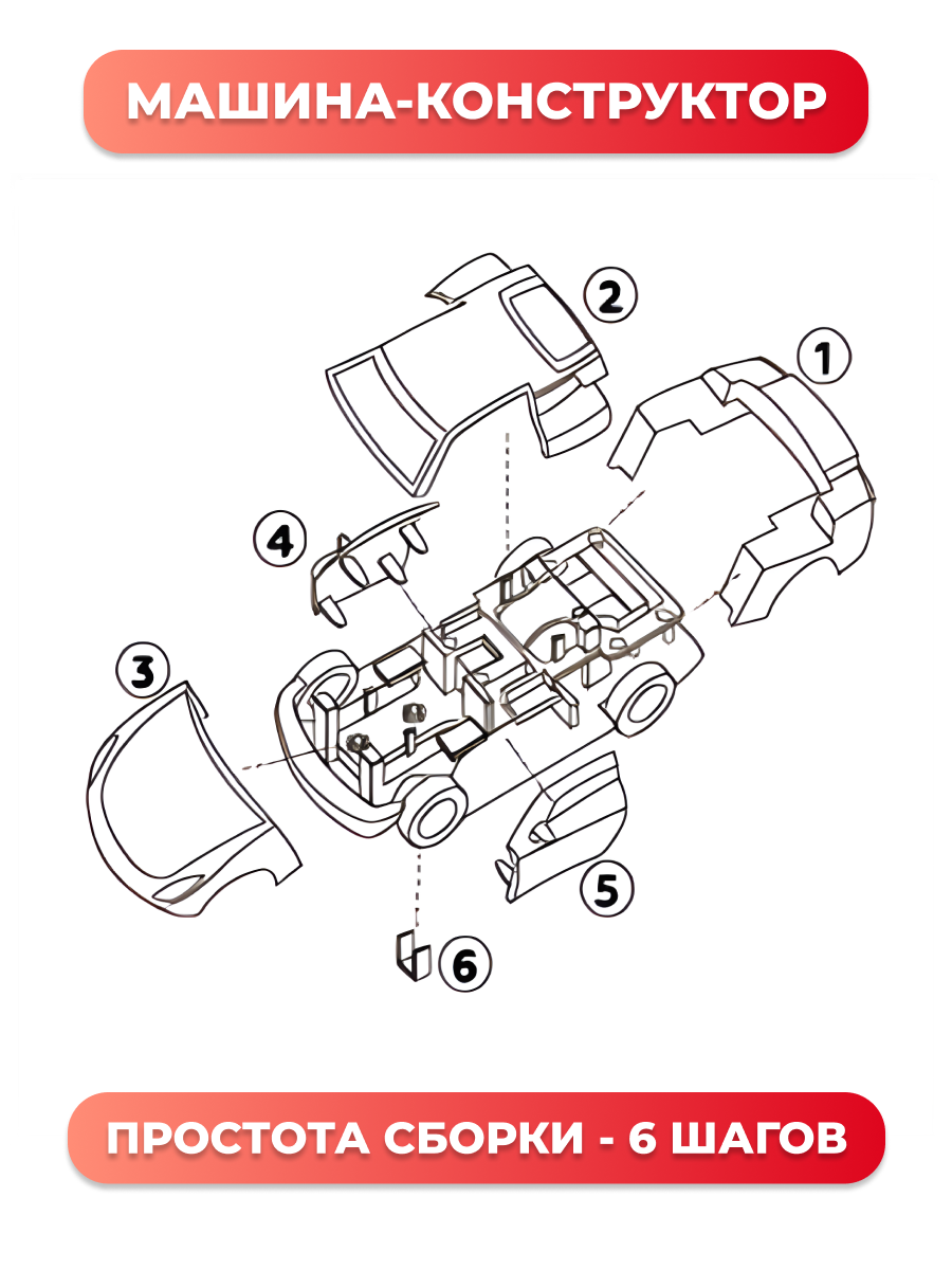 Автомобиль Пламенный мотор 870556 - фото 3