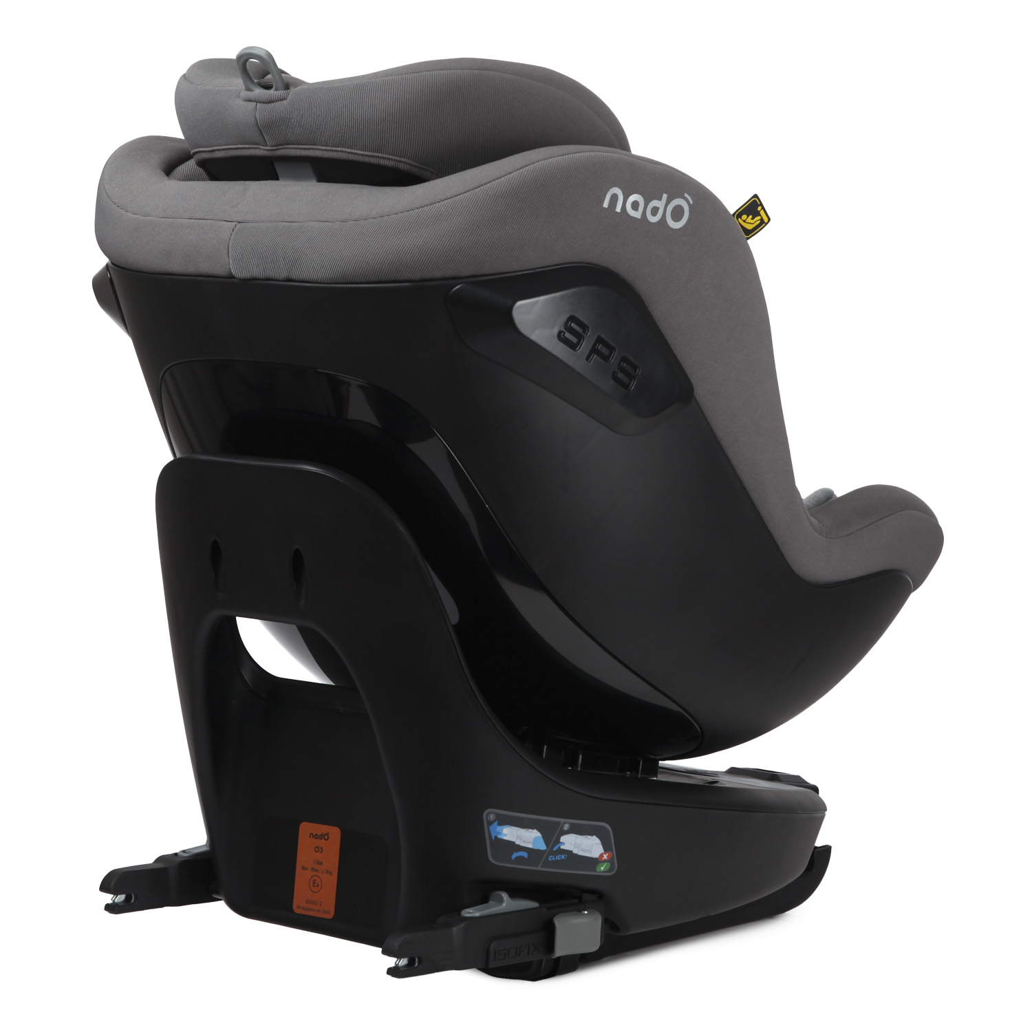 Автокресло nado Coconut ash Isofix 0+/1 (0-18 кг) - фото 19