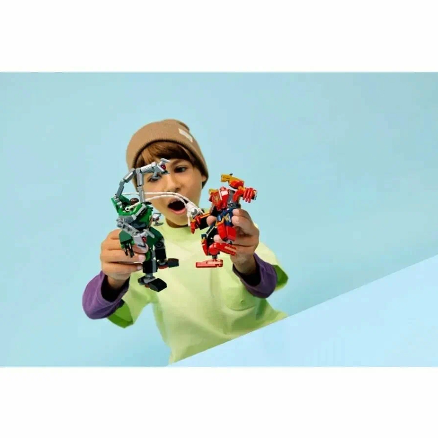 Конструктор LEGO Marvel Super Heroes Битва мехов 315 дет. - фото 7