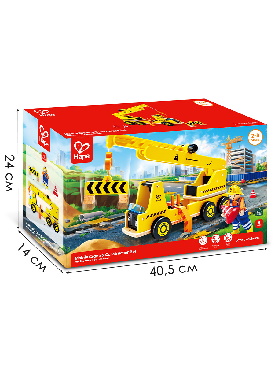 Автокран Hape E3083_HP - фото 11