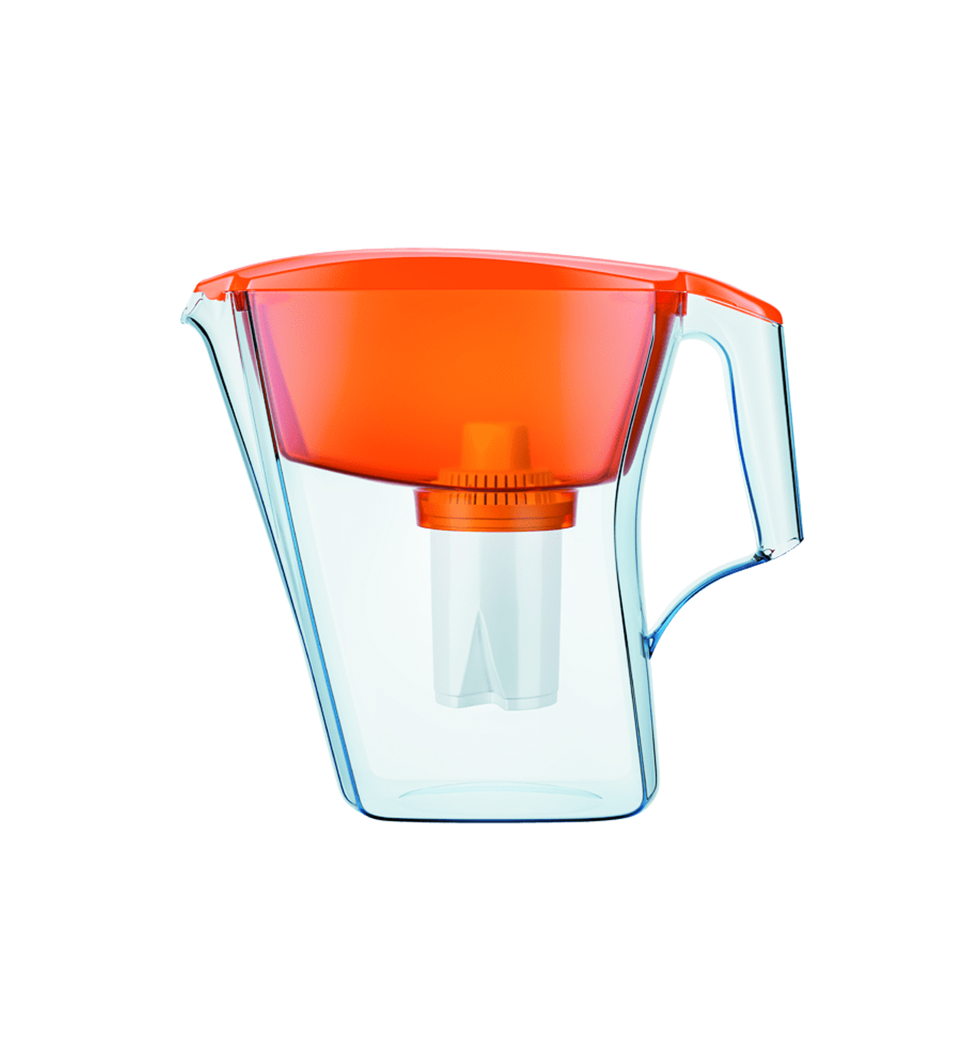 Кувшин Аквафор Лайн В15 оранжевый - фото 1