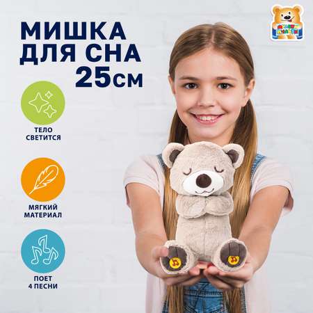Мягкая игрушка Мульти Пульти мишка Ночник