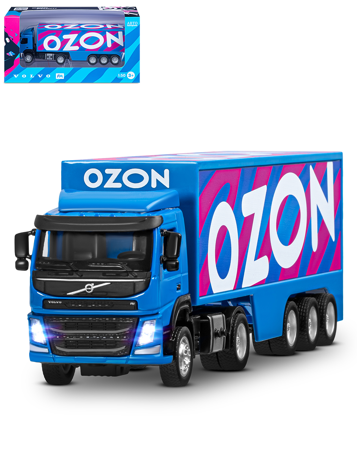 Грузовик АВТОпанорама Volvo FM 1:50 JB1251739 - фото 12