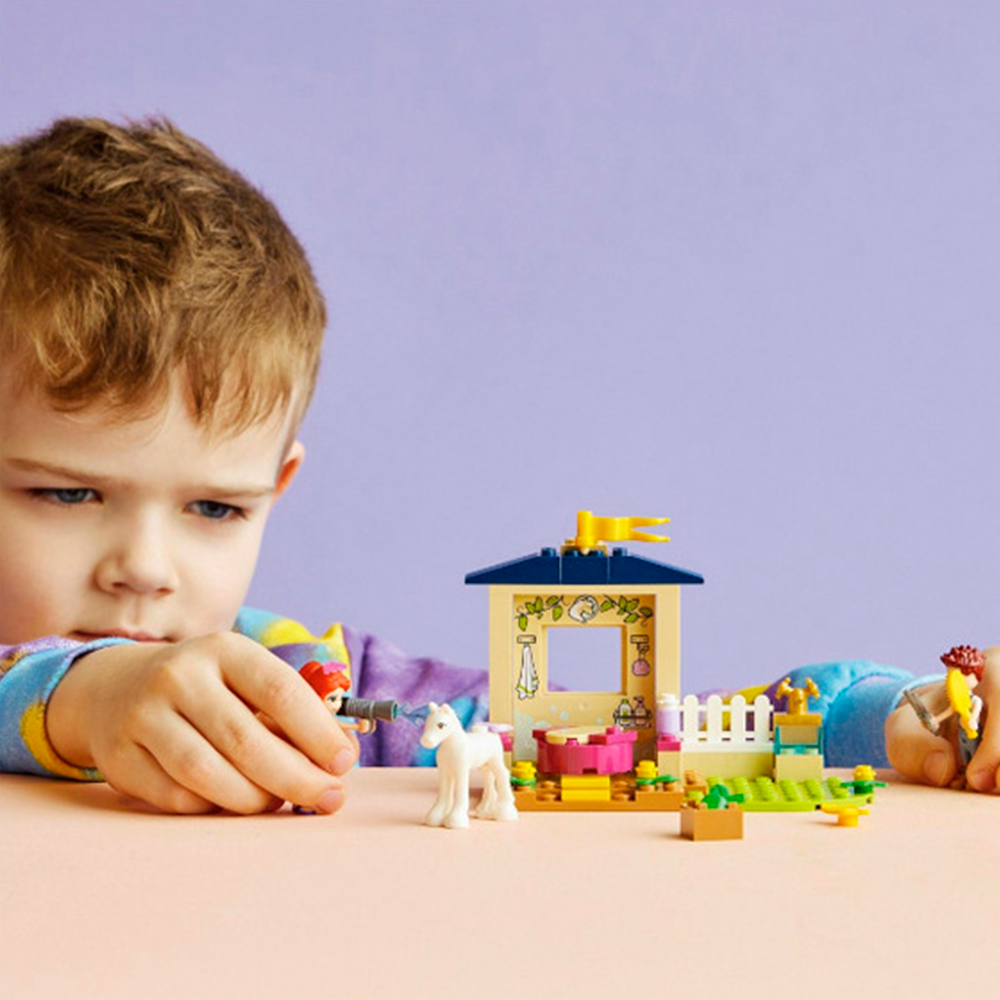 Конструктор LEGO Friends Конюшня для мытья пони 60 дет. - фото 6