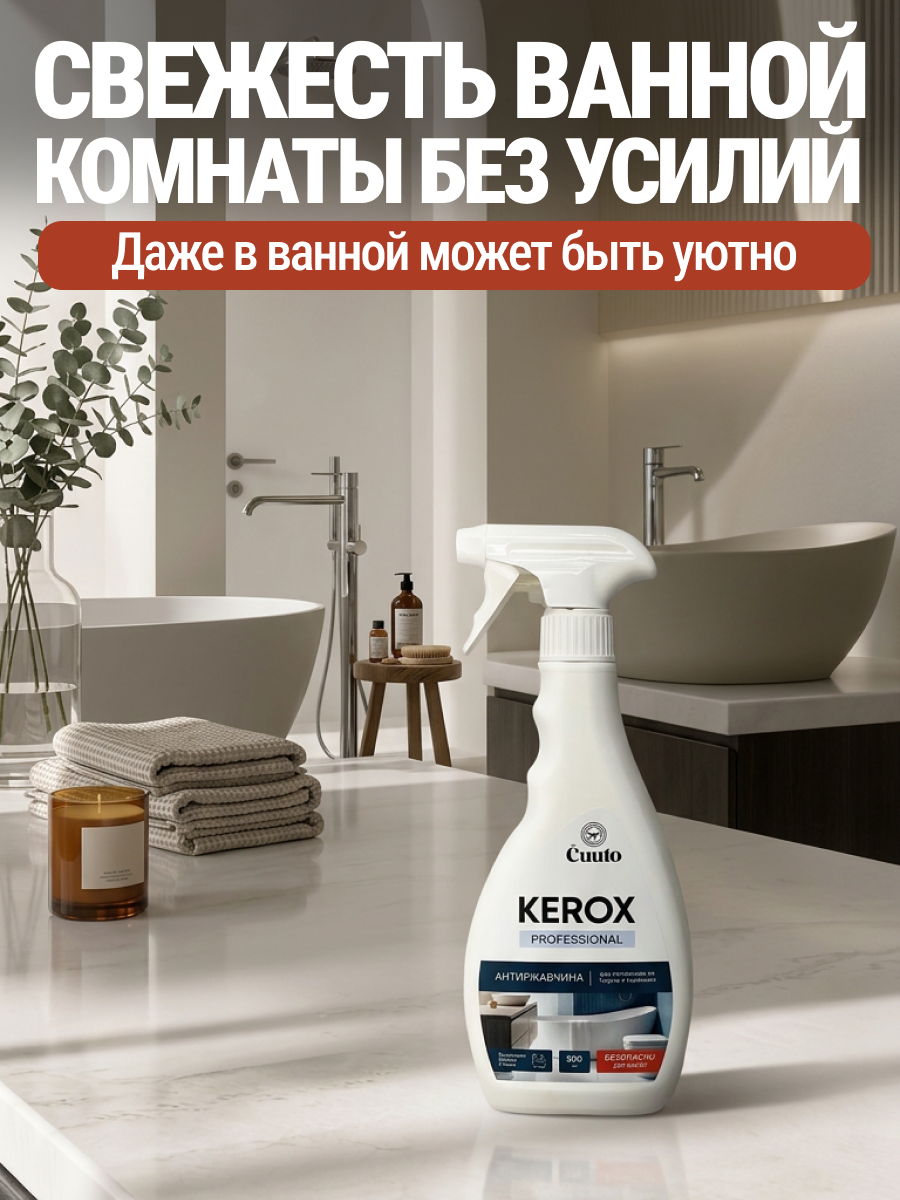Чистящее средство Cuuto Kerox 500 мл для сантехники - фото 7