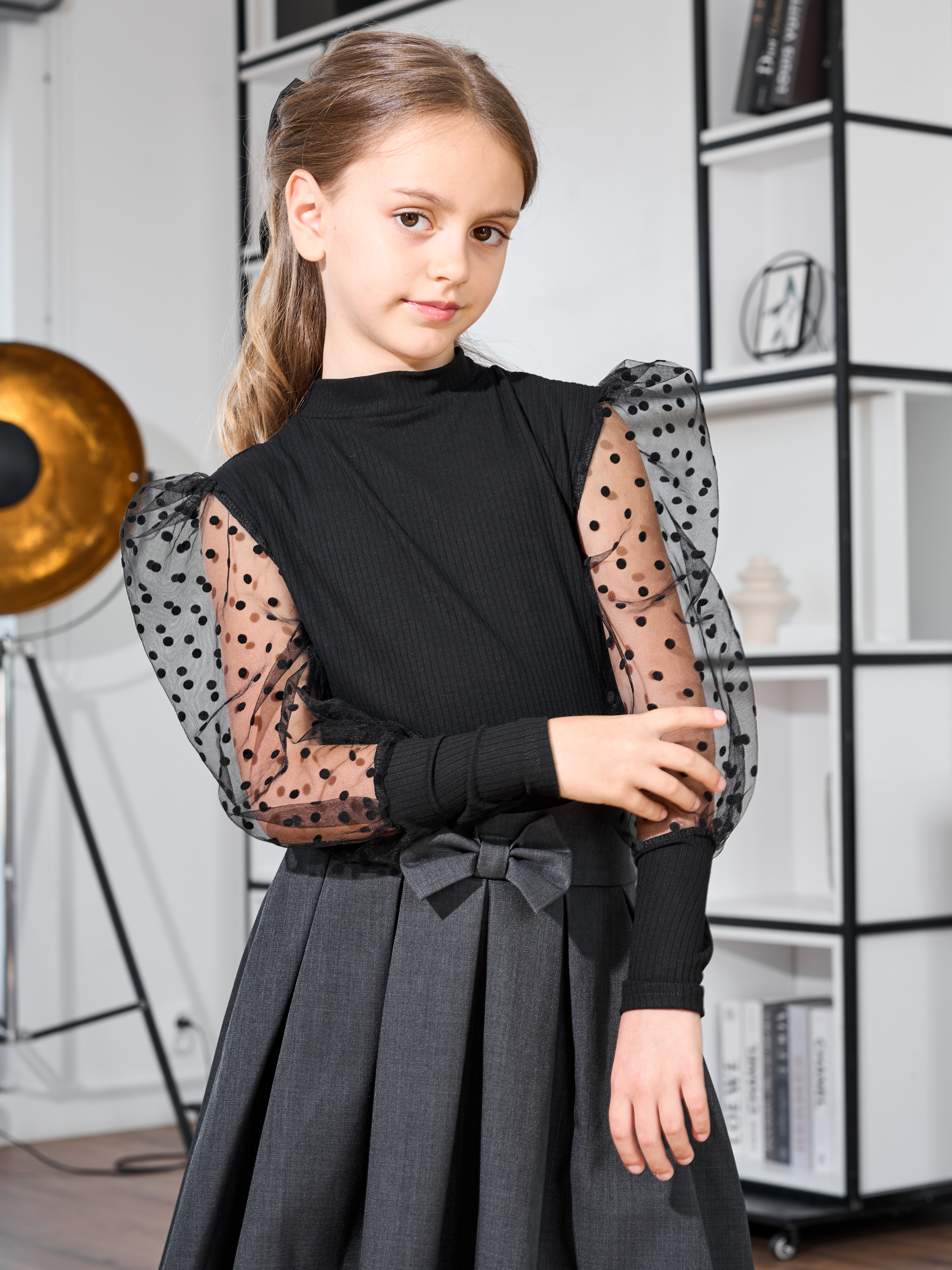 Блузка СИНЯЯ МОДА W285B-G39 - фото 7