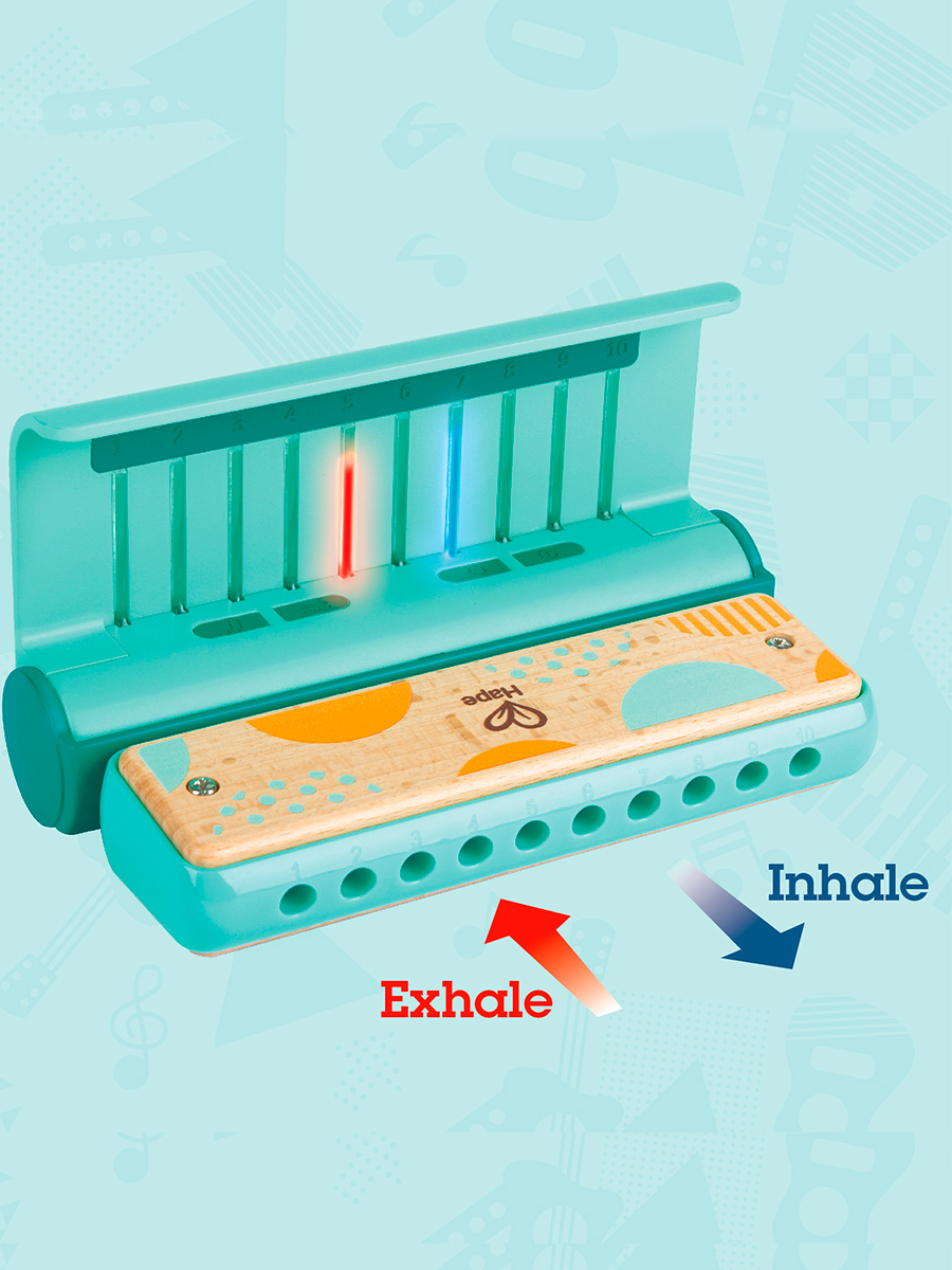 Игрушка музыкальная Hape Буду музыкантом гармошка - фото 11