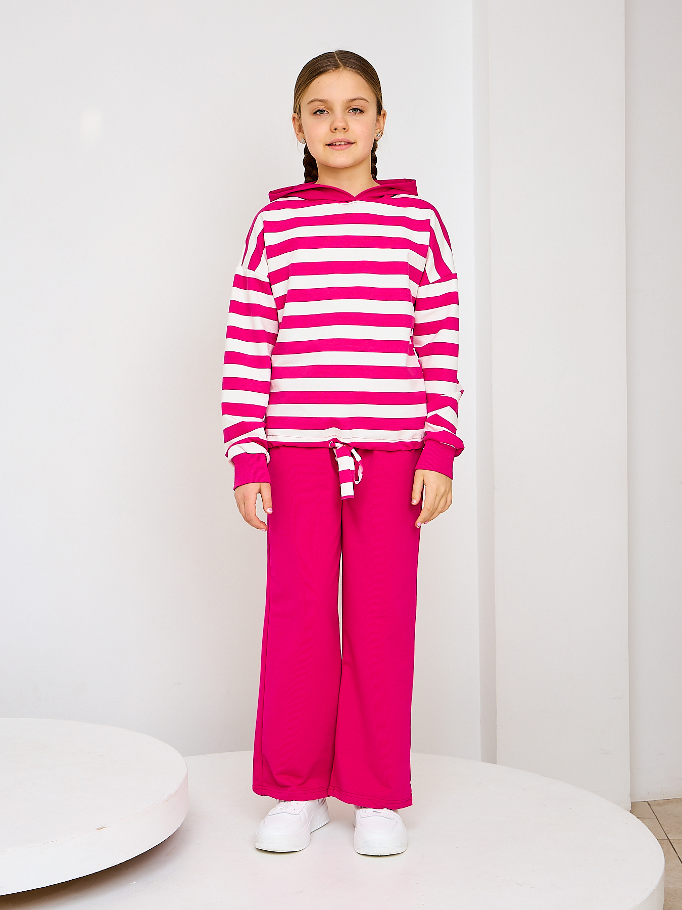 Костюм Mil Art kids 1902201532SUIT-GIRL-SPORTIVE-PINK - фото 1