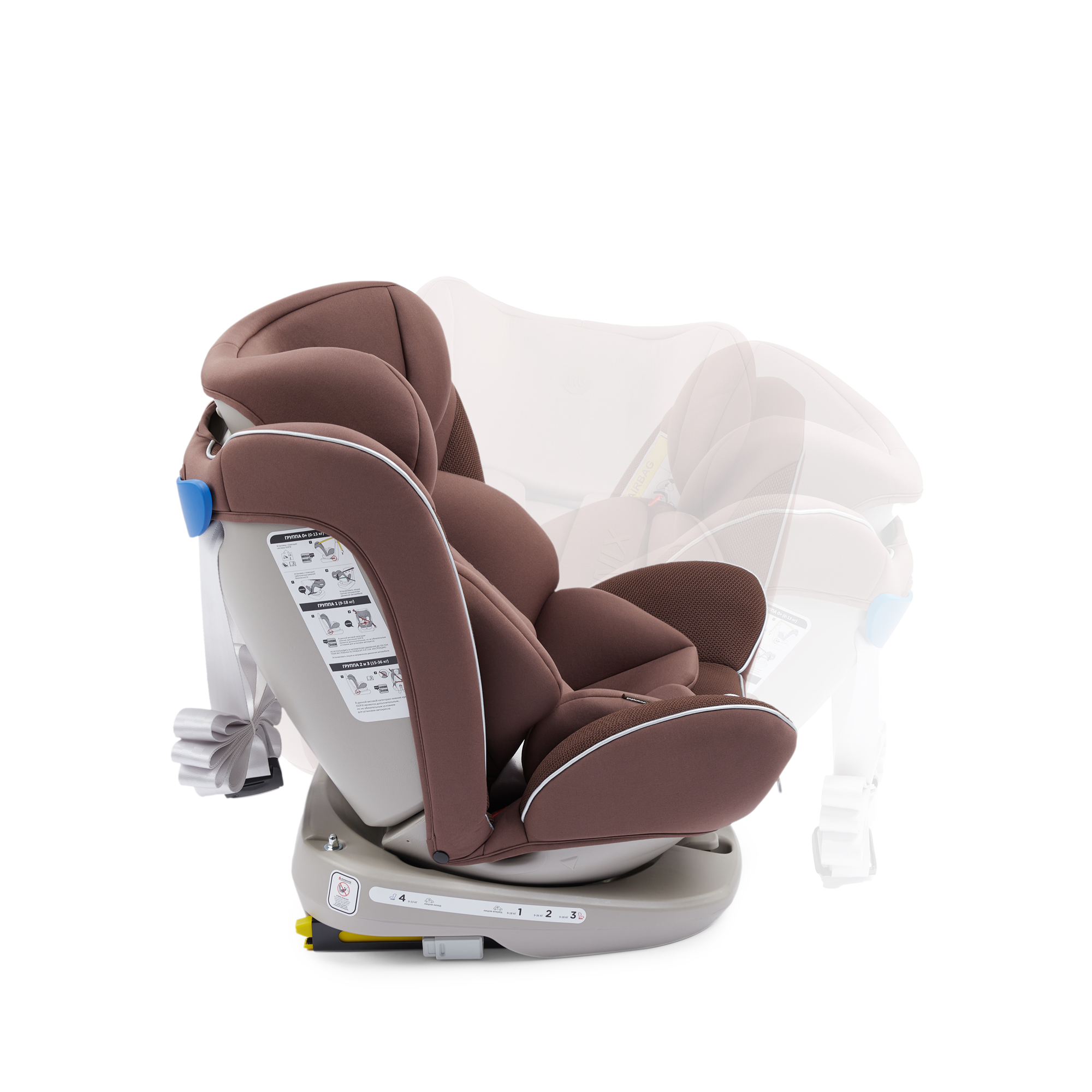 Автокресло Happy Baby Isofix 0+/1/2/3 (0-36 кг) - фото 13