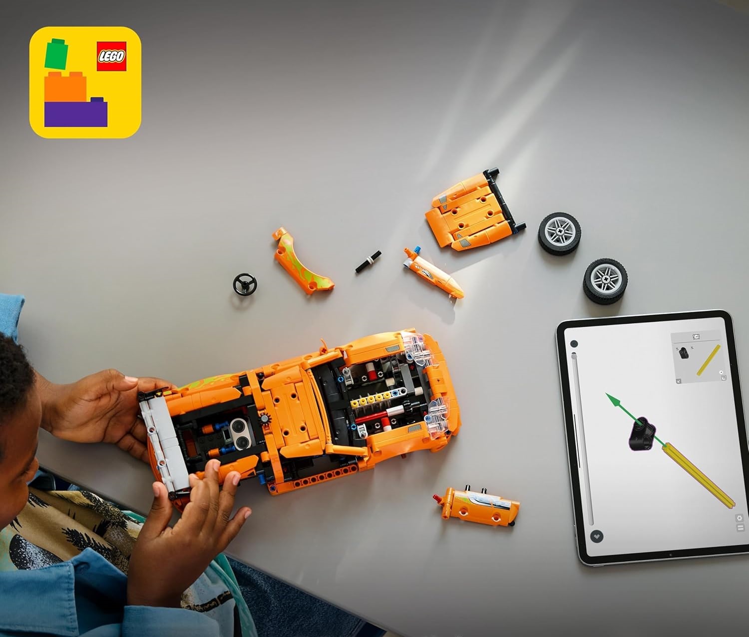 Конструктор LEGO Technic Форсаж Toyota Supra MK4 блочный - фото 7