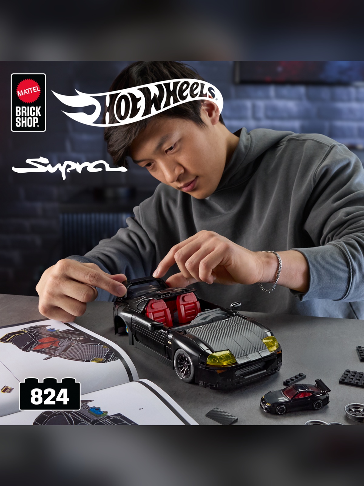 Конструктор Brick Shop TOYOTA SUPRA BRICK SHOP 824 дет. - фото 11