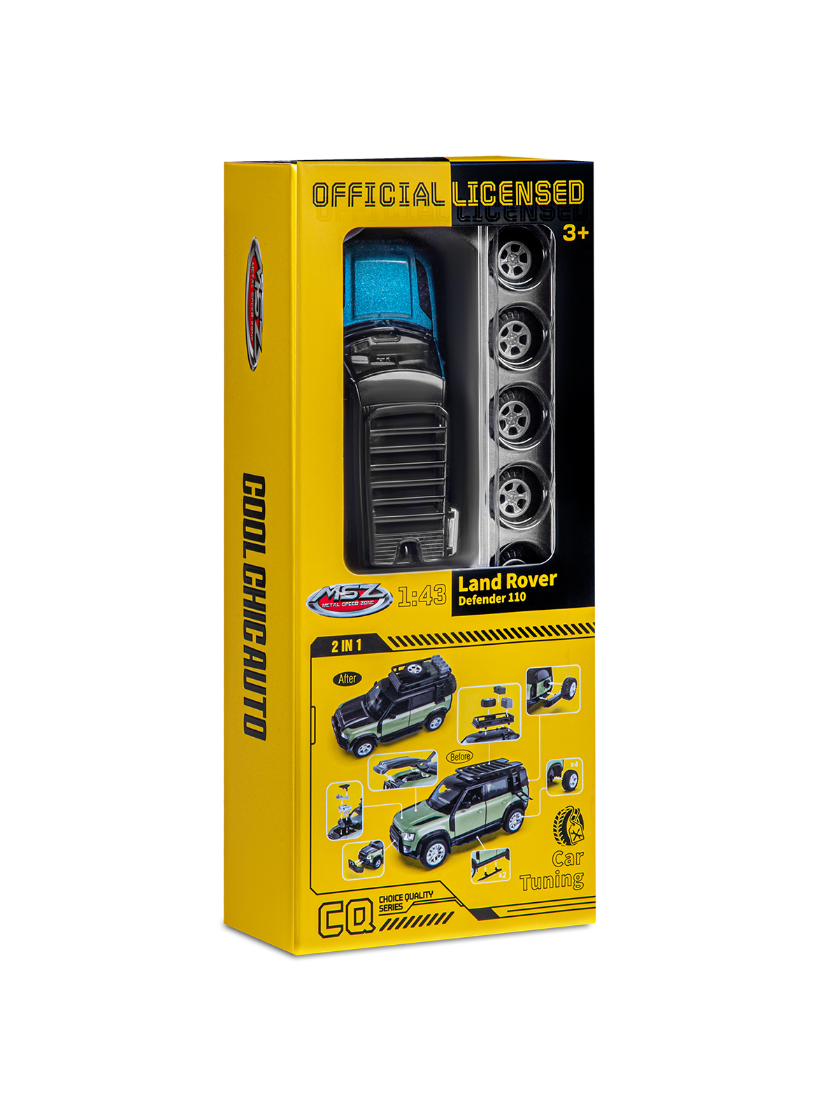 Автомобиль AUTODRIVE Land Rover Defender 110 Сборная модель 1:43 JB1251655 - фото 11