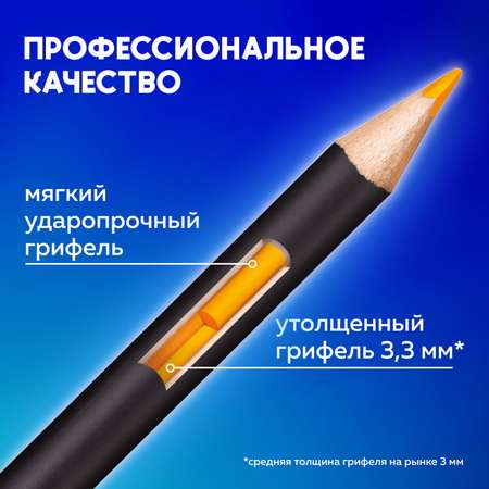 Карандаши цветные Brauberg 36 шт.