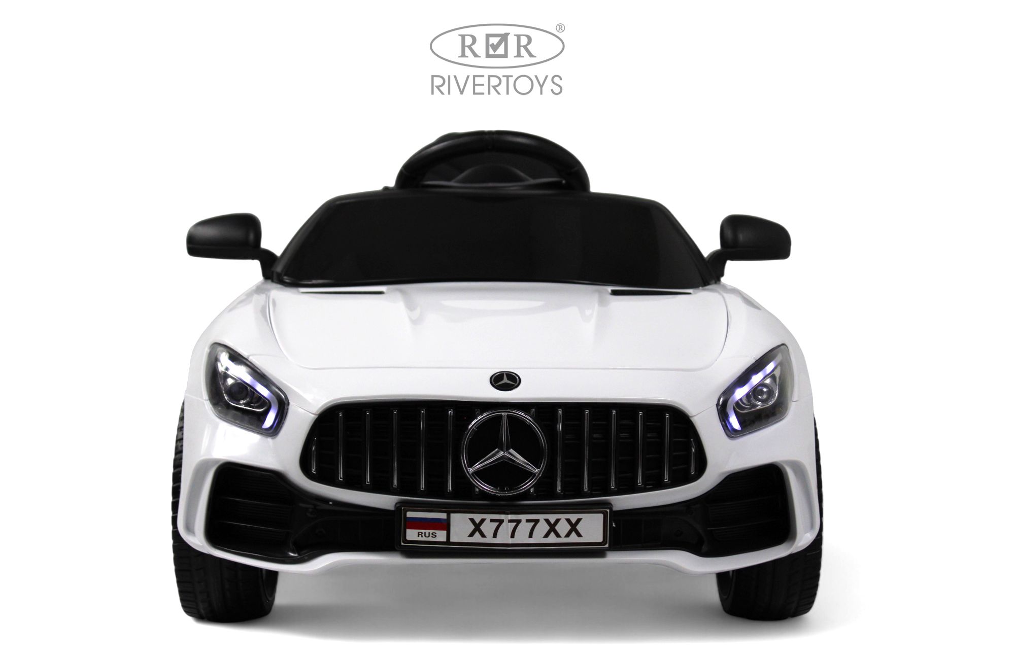 Электромобиль RIVERTOYS Mercedes X777XX-AMG-WHITE С пультом ДУ - фото 16