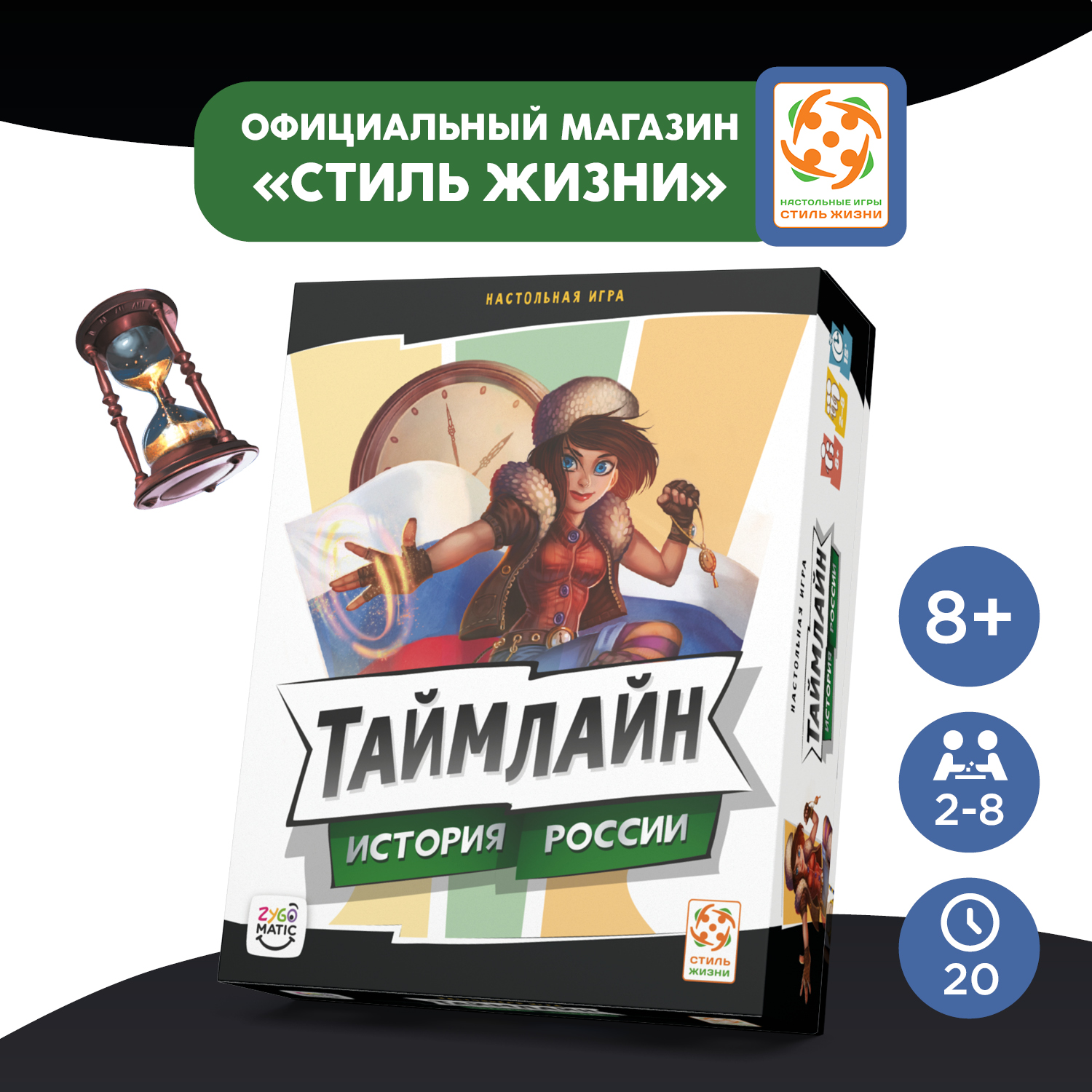 Настольная игра Стиль жизни Таймлайн 3 История России - фото 1