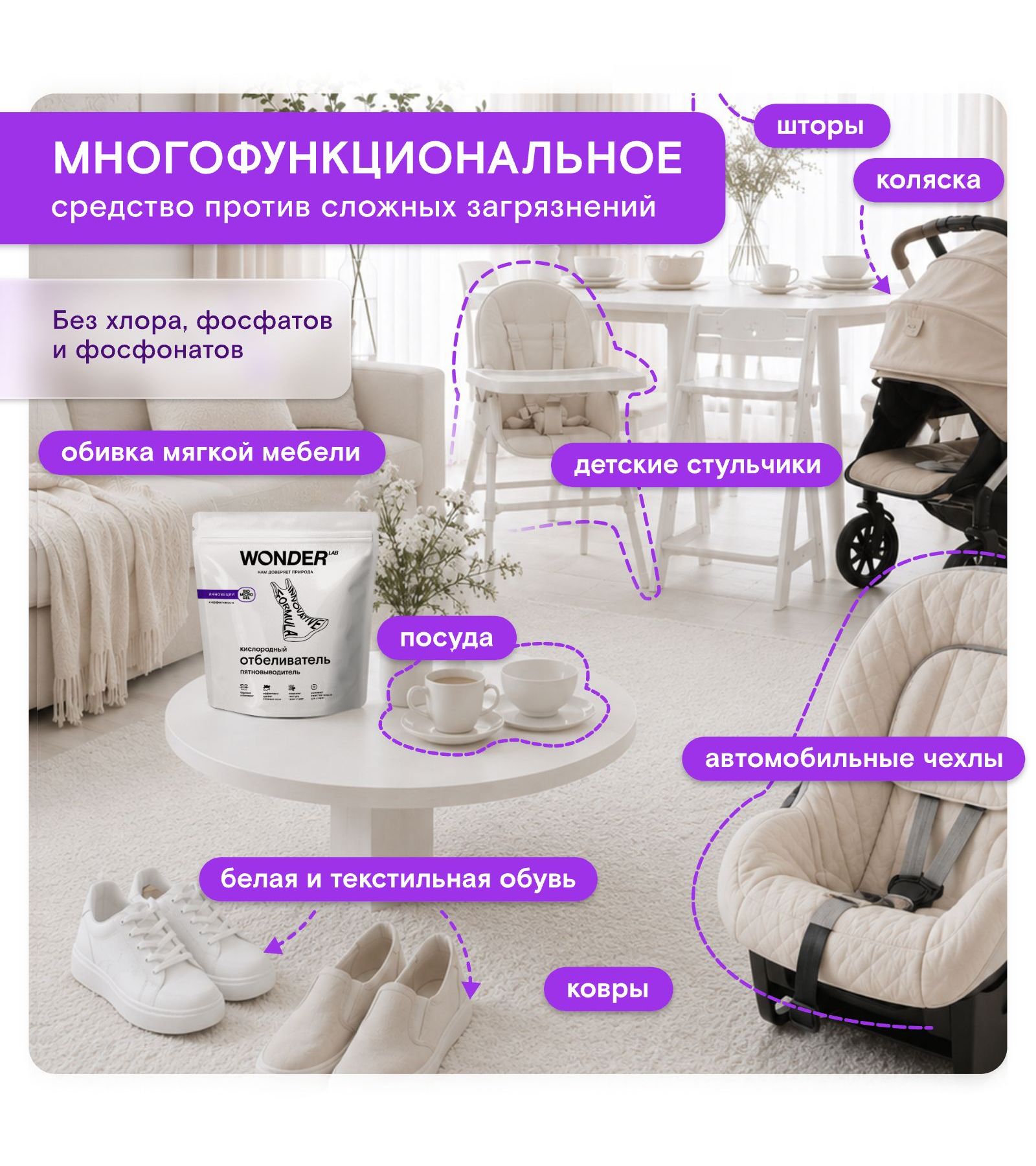 Отбеливатель WONDER Lab 0.75 кг - фото 8