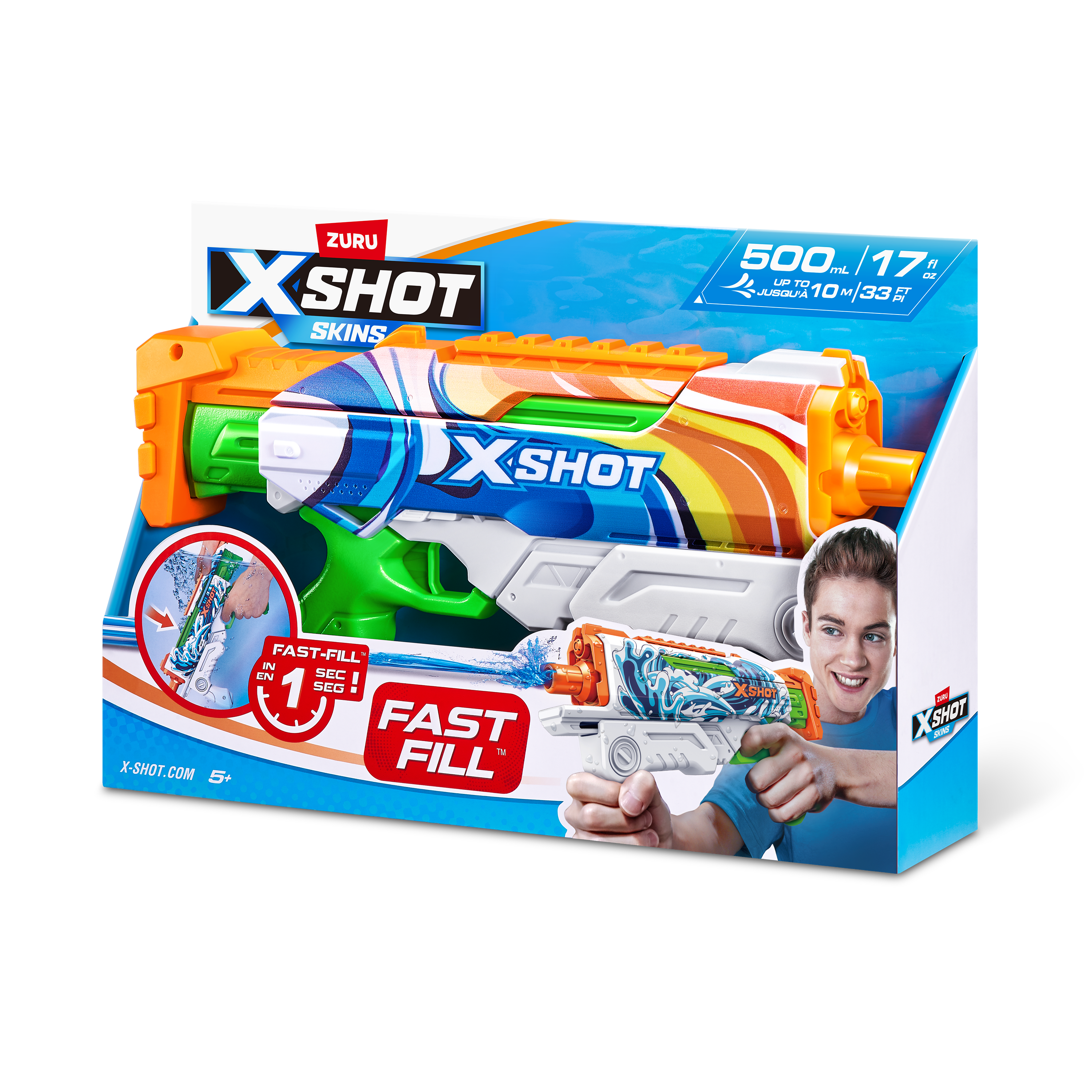 Бластер водный Zuru XSHOT  Skins Гиперлоад - фото 7