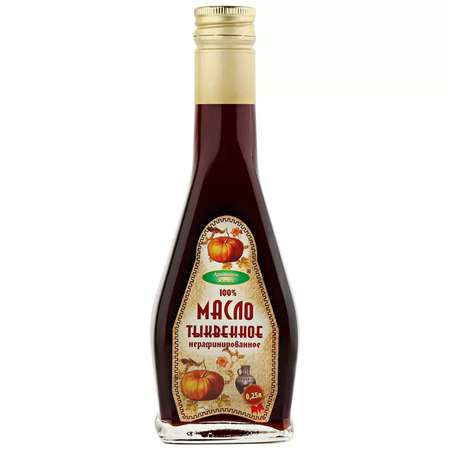 Масло тыквенное Ароматы жизни нерафинированное 250мл