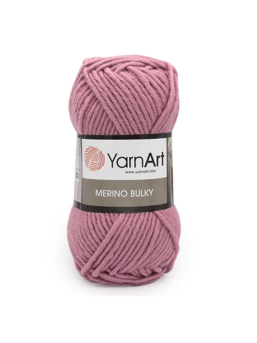 Пряжа YarnArt Merino Bulky мягкая с небольшим ворсом 100 г 100 м 3017 клевер 5 мотков - фото 6