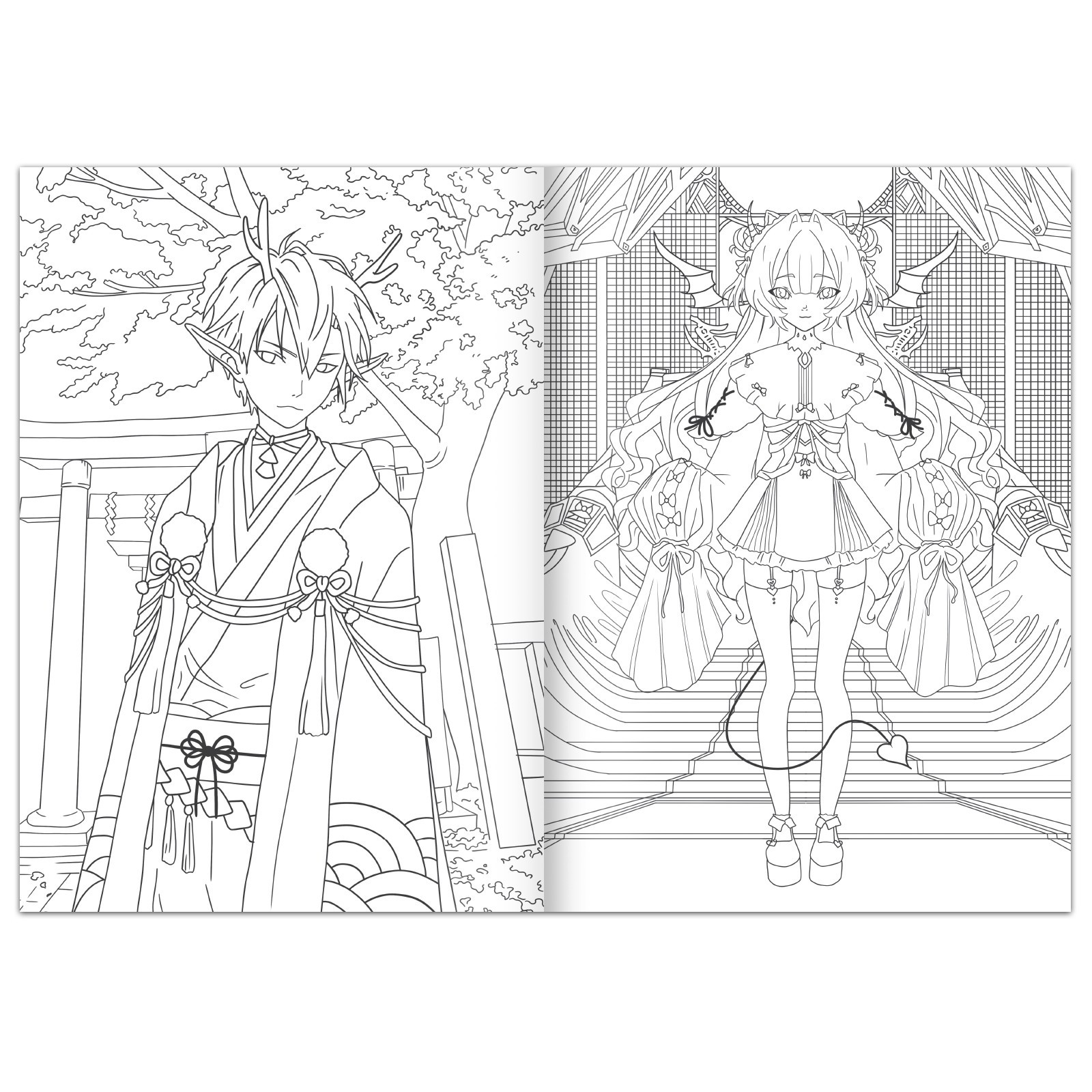 Набор раскрасок Sima-Land 2 шт по 16 стр А4 Аниме - фото 3