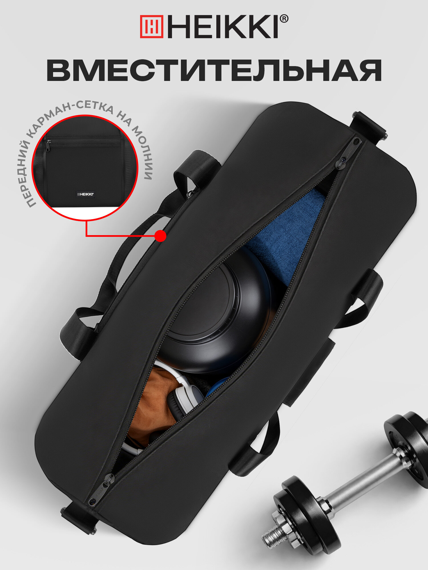 Спортивная сумка HEIKKI плечевая - фото 4