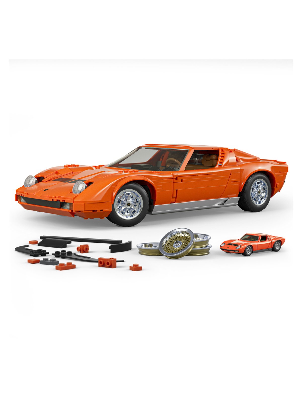 Конструктор Brick Shop Lamborghini Miura 1523 дет. - фото 13