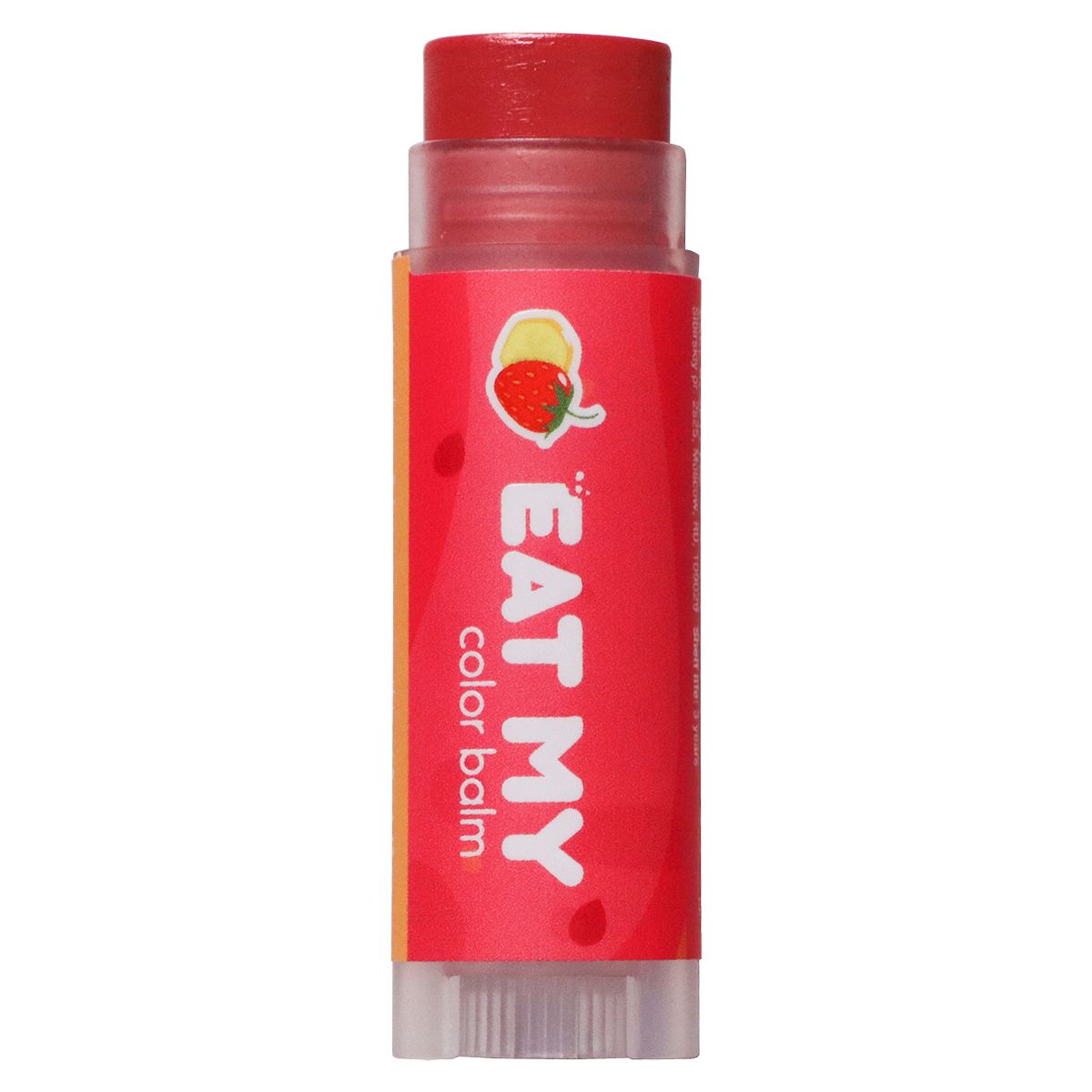 Гигиеническая помада EAT MY Клубнично-банановый смузи - фото 3