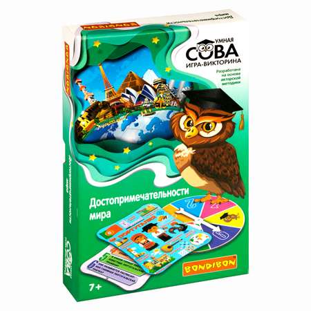Настольная игра Bondibon Достопримечательности Мира 1