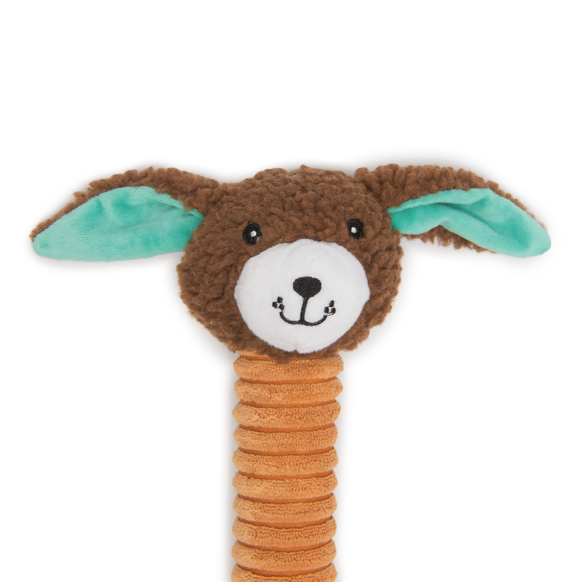 Игрушка для собак Barbaks Заяц-длинношей хрустит шуршит гудит 43см - фото 3