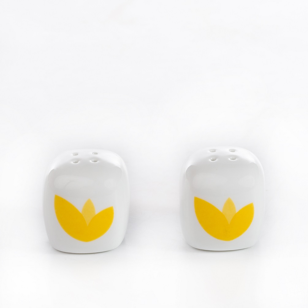 Сервиз столовый Zarin Porcelain Industries на 6 персон Quattro Selena Yellow 27 предметов - фото 8