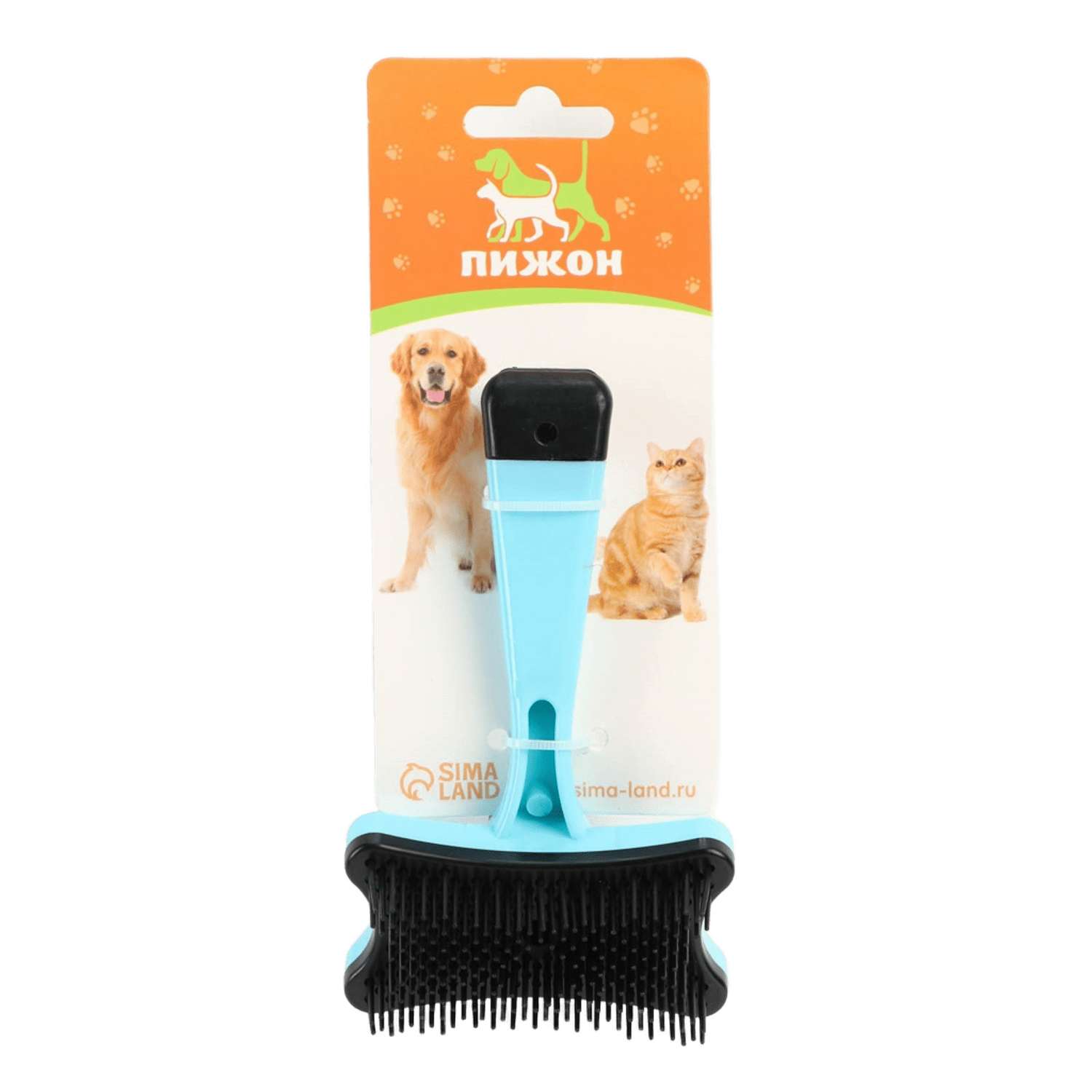 Пуходерка пластиковая Пижон Косточка с самоочисткой в ассортименте - фото 7