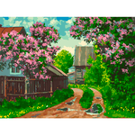 Картина по номерам Белоснежка Сирень у дороги