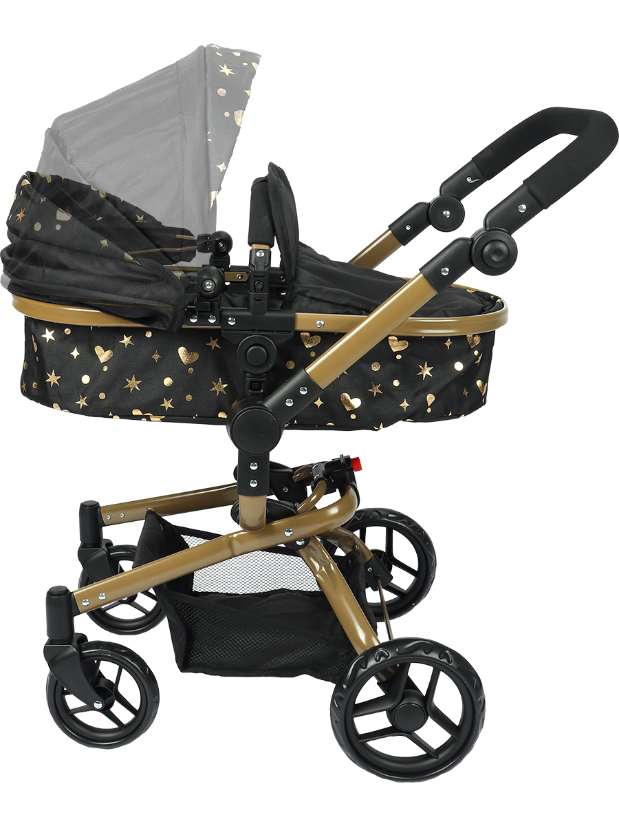 Коляска-трансформер для кукол Рыжий кот 9695-GN - фото 3