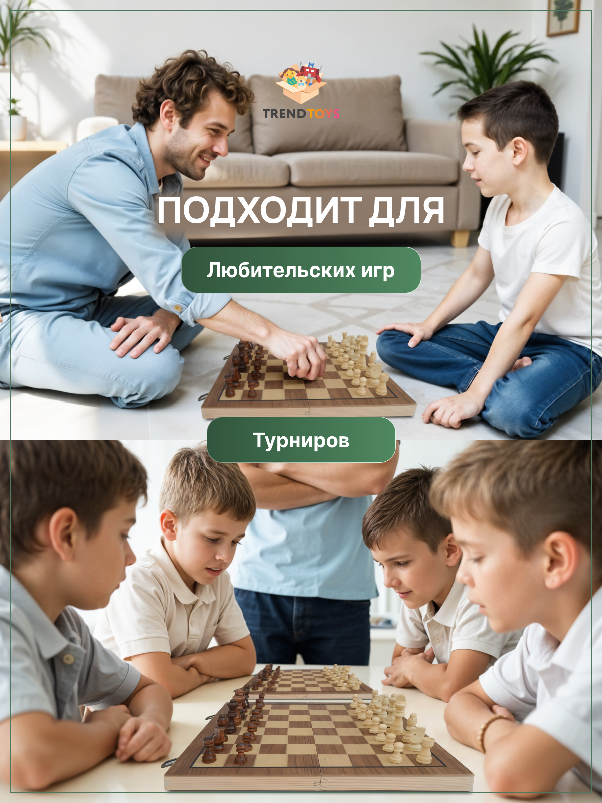 Настольная игра TrendToys Шахматы и шашки - фото 9