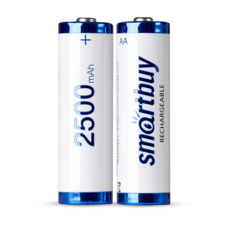 Аккумулятор Smartbuy NiMh 2500 mAh R6 - 2 шт. в упаковке
