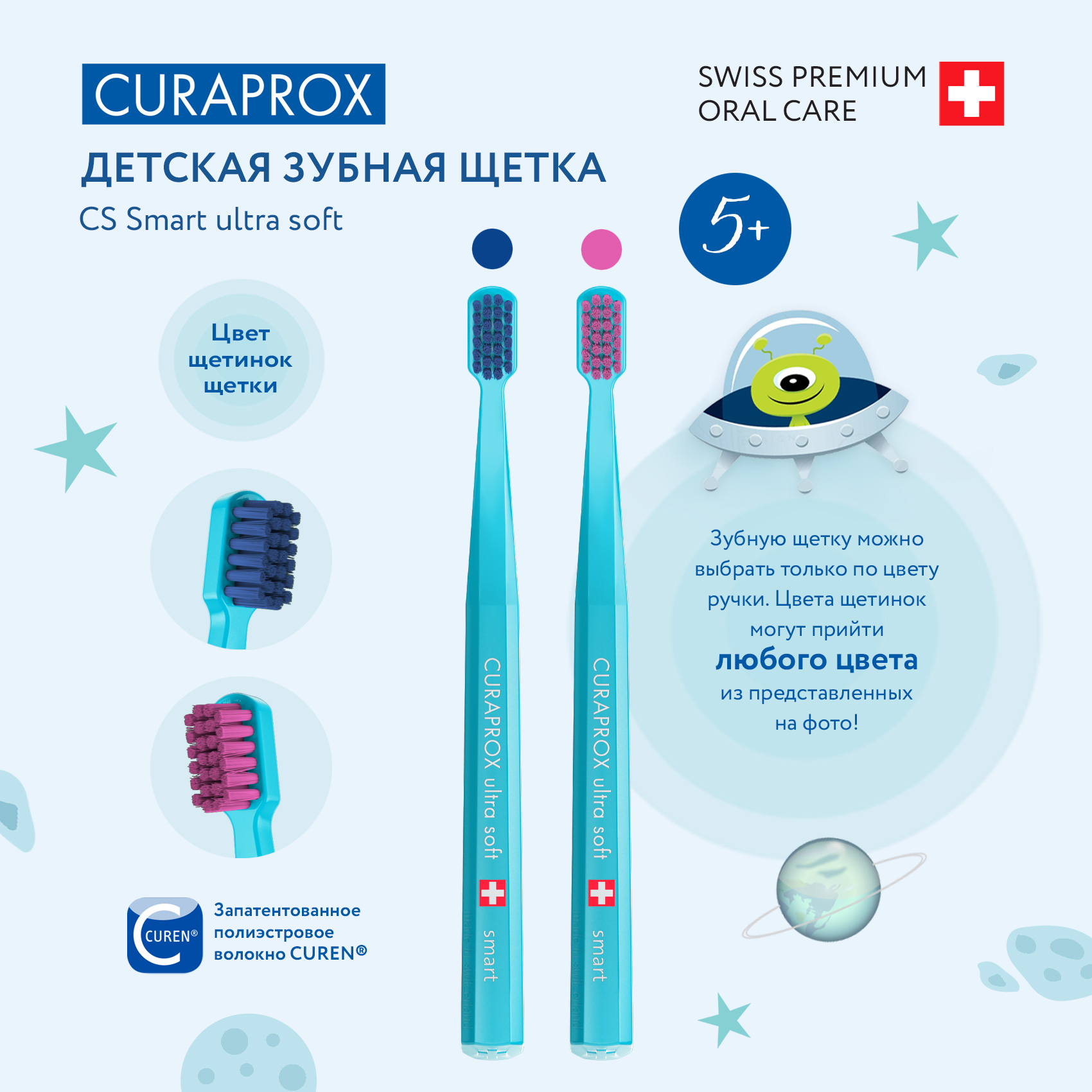 Зубная щетка классическая Curaprox - фото 2