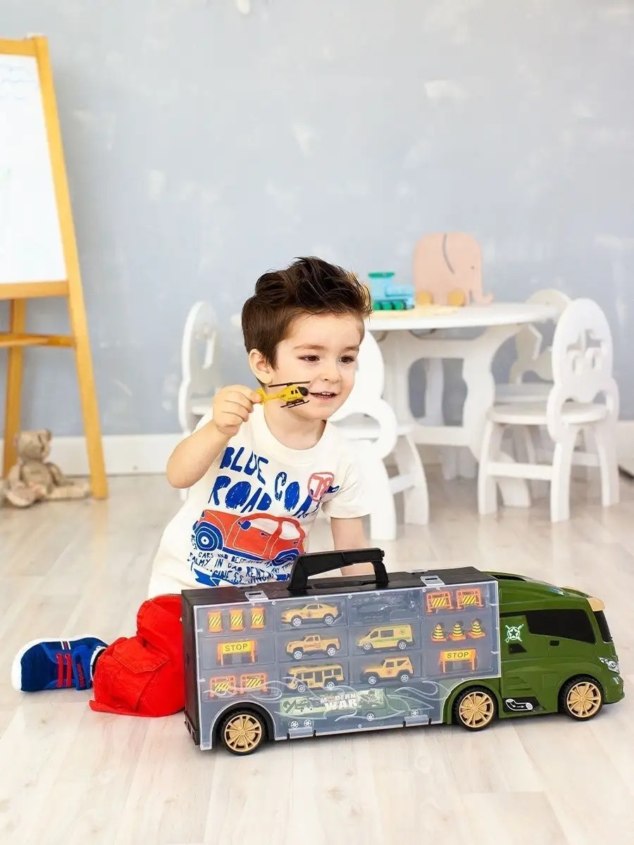 Автовоз Givito Милитари G205-011 - фото 1